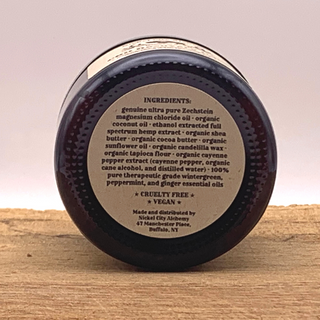 CBD Recovery Balm Bottle Label from Nicke City Alchemy