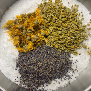 Magnesium Sleep Salt Soak Ingredients by Nickel City Alchemy