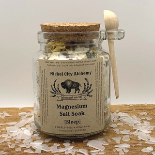 Magnesium Sleep Salt Soak by Nickle City Alchemy